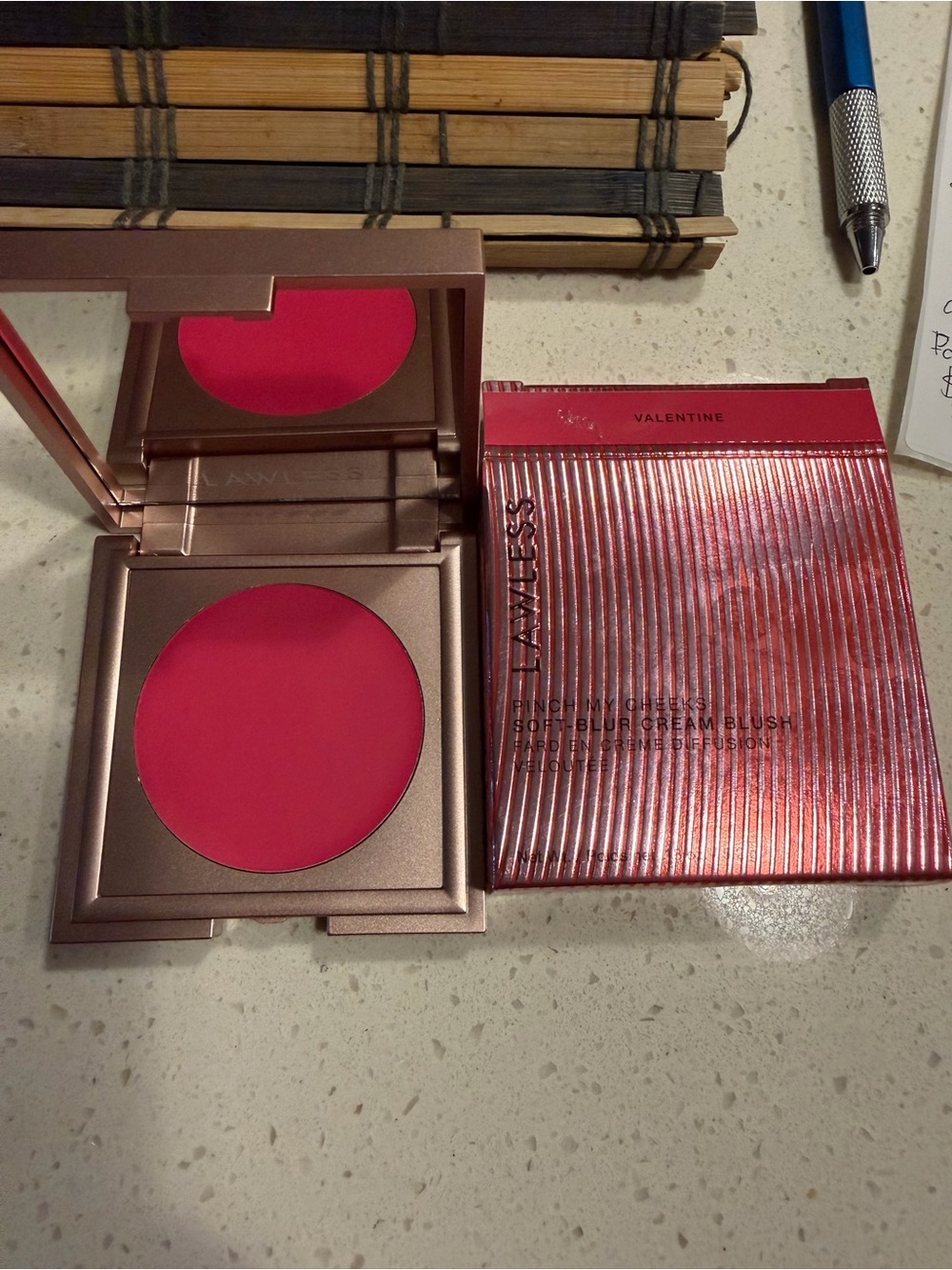 LAWLESS Cream Blush - Bright Pink (Valentine)